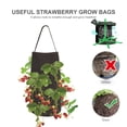 thumbnail image 4 of Labymos 15 x 9 Inch Strawberry Grow Bags with 8 Grow Holes Hanging Planter Box, 4 of 8