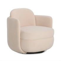Wolfie Light Blush Velvet Swivel Chair