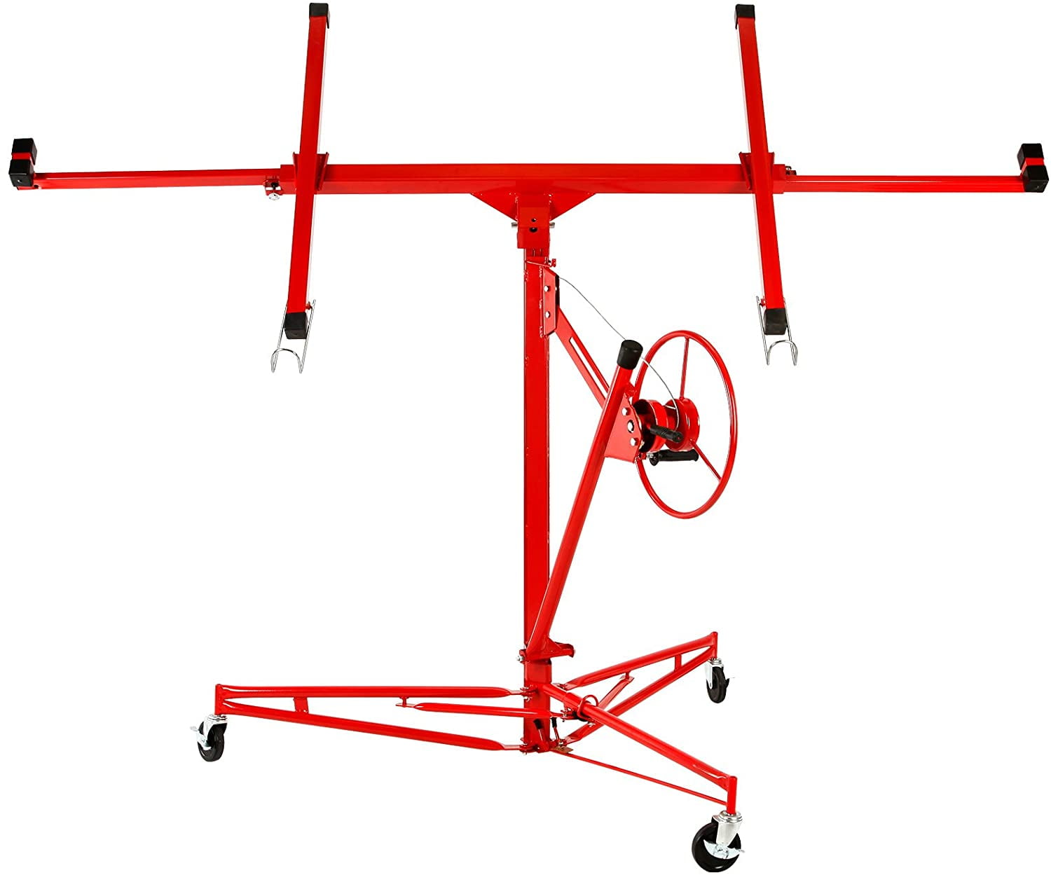 Buy 11Drywall Lift Panel Lift Drywall Panel Hoist Jack Lifter Jack Rolling Caster Wheel