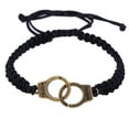 thumbnail image 2 of Unique Handmade Braided Link Bracelet - Adjustable Chain Jewelry for Women, Couples, Friends - Creative Handcuff Design, Perfect Gift Idea, 2 of 8