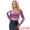 Light Purple, variant on DARING DIVA Women's Ruched Sleeve Sweetheart Neck Party Velvet Crop Tops XS Wine Red