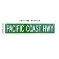 thumbnail image 3 of Pacific Coast Highway Cali PCH Tin Metal HWY Street Sign CA Home Bar Man Cave Garage Shop Wall Decor, 3 of 4