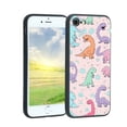 thumbnail image 1 of Compatible with iPhone SE 2022 Phone Case, Cute-Dinosaur-T-Rex-Dino9 Case Men Women, Flexible Silicone Shockproof Case for iPhone SE 2022, 1 of 1