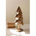 thumbnail image 1 of Árbol de Navidad rústico de teca KALALOU, 25 x 61 cm, pequeño, 1 of 1