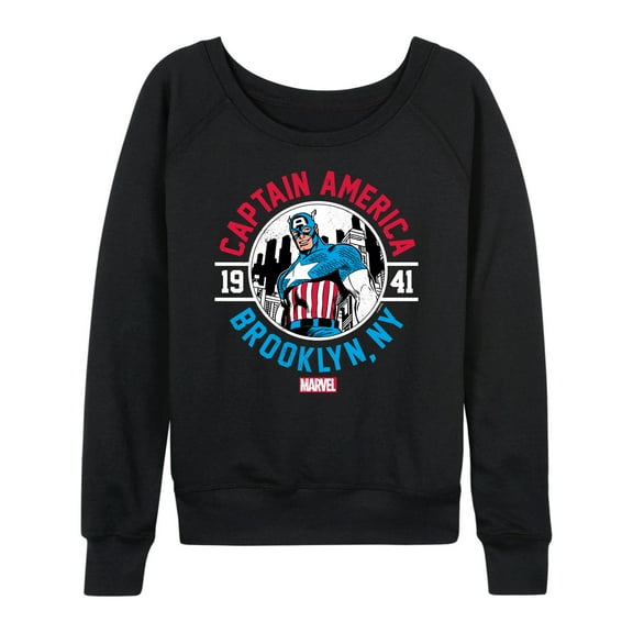 Marvel Captain America - Brooklyn - Women's French Terry Pullover Sweatshirt