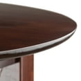 thumbnail image 4 of Contemporary Home Living 38.75” Antique Brown Walnut Round Pub Table, 4 of 7