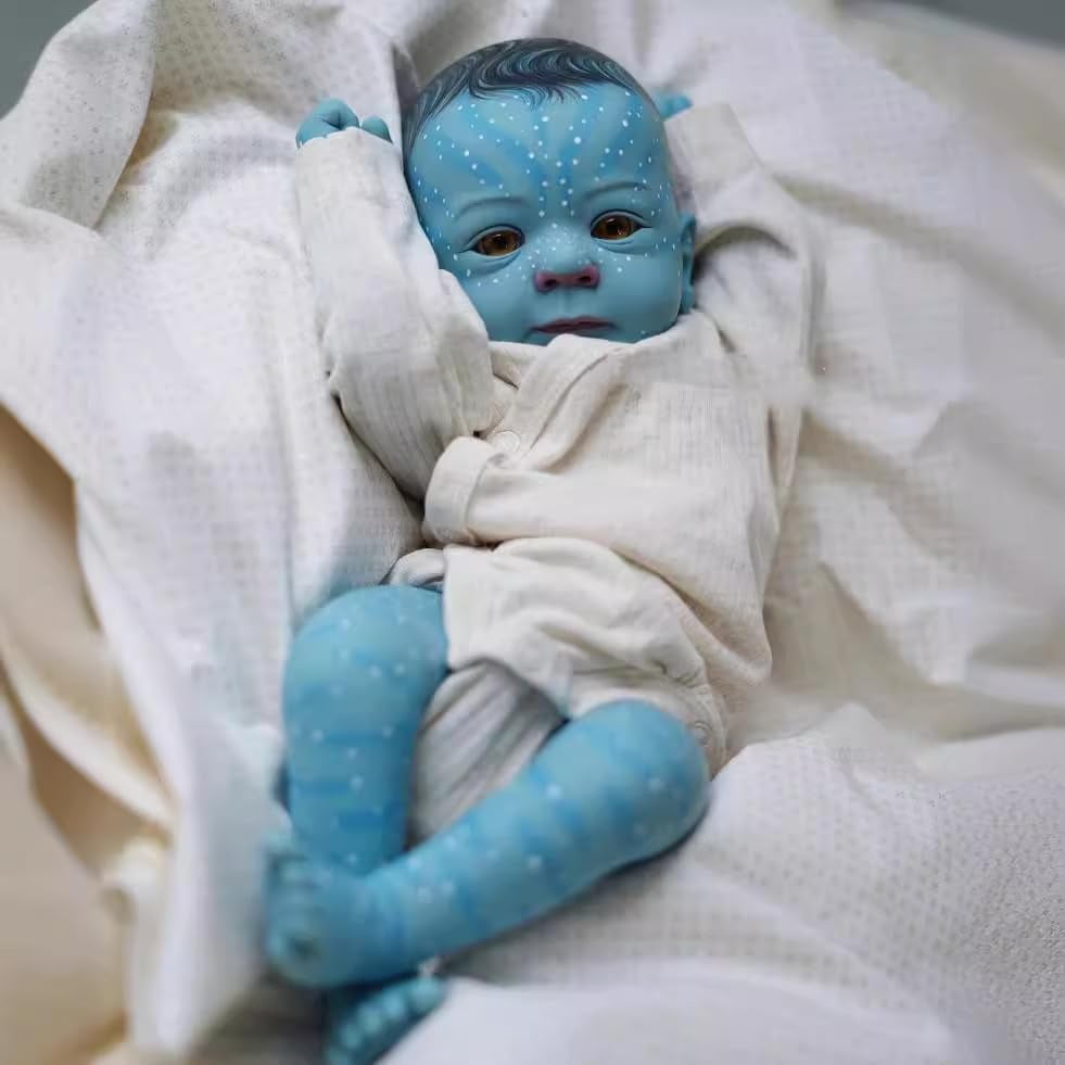 19 Inch Lifelike Reborn Baby Dolls Soft Body Realistic Newborn Baby Dolls Real Life Best Birthday Present for Kids Age 3+