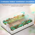 thumbnail image 4 of Solar Powered Exhaust Fan, Weather  IP67 Waterproof Prevent Corrosion 6 Inch Solar Ventilation Fan Mesh Guard  For Greenhouse For Chicken Coop, 4 of 8