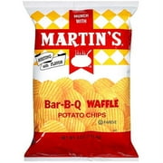 Martins Bar-B-Q Waffle Potato Chips, 4 Oz.