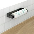 thumbnail image 1 of Wzzjkit Paper Towel Holder, Wall Mounted Kitchen Paper Towel and Cling Film Dispenser with No Drill Installation Multi Function Rack for Cloth Storage and Roll Paper Organizer, Toilet Paper Holder, 1 of 6