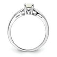 thumbnail image 2 of Sterling Silver Rhodium-plated Created Opal Ring, 2 of 7