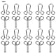 thumbnail image 2 of Coser Los Sujetadores De Gancho De Capa De Hierro De 10 Piezas, Gancho De Ropa Interior De Metal De , Fácil De Usar Para Suéteres, Sobre Abrigos, 2 of 7