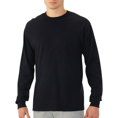 Fruit of the Loom Men's Platinum EverSoft Long Sleeve T-Shirt, Available up to size 4X