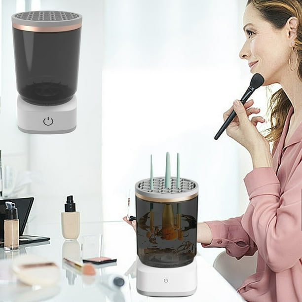 Limpiador de Brochas de Maquillaje, Limpiador de Brochas Cosméticas, Regalo, Limpiador de Brochas Cosméticas, Lavadora de Brochas de Maquillaje para Novias, Brochas de Todos Los Tamaños