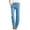 A-Blue, variant on Wyobmus Womens Cotton Linen Pants Elastic Waist Drawstring Casual Pants Solid Color Straight Leg Work Trousers With Pockets S-2X C-Blue