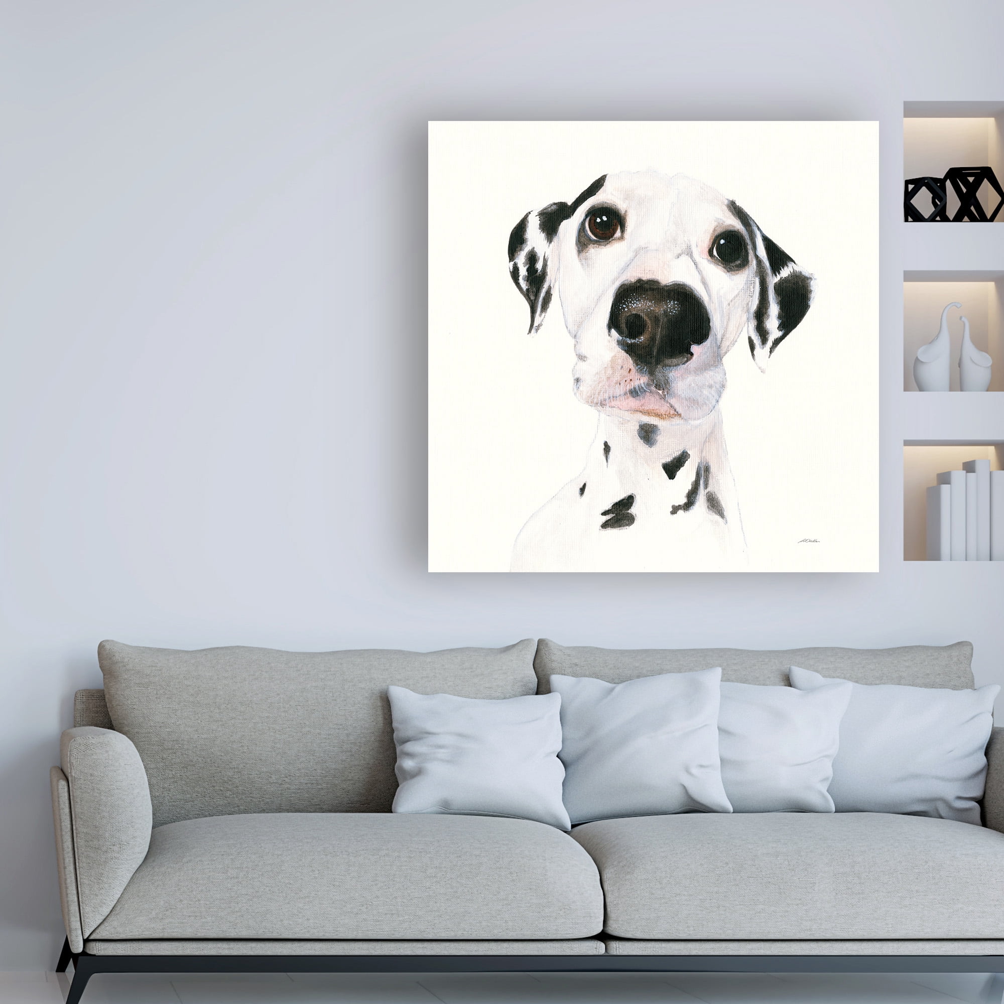 Trademark Fine Art 'Milo v2' Canvas Art by Patsy Ducklow