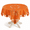 Orange-Fall, variant on Orange Fall Embroidered Square Polyester Tablecloth 34 Inches