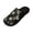 Black #036, variant on Chinese Mesh Slippers for Women Floral Embroidered Mesh Slides Closed Toe Slip On Mules Summer Indoor House Shoes Breathable, 36