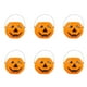 thumbnail image 2 of Set de ollas de caramelo de Halloween | Mini tarros de plástico para golosinas para decoración de Halloween | Pack de 6 colores variados | Pequeños recipientes reutilizables para snacks | 2,36 x, 2 of 6