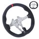 thumbnail image 5 of Volante de gamuza de napa Bling Bling para M Performance V2 F8X M2 M3 M4 anillo rojo de las 12 en punto, 5 of 12