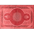 thumbnail image 1 of Ahgly Company Indoor Rectangle Medallion Red Traditional Area Rugs, 8' x 12', 1 of 4