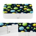 thumbnail image 4 of Tennis Jewelry Boxes PU Leather Necklace Holder Travel Organizer with Removable Compartment Portable, 4 of 6