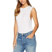 Free People Womens All The Time Bodysuit Jumpsuit, White, Large