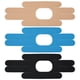 thumbnail image 3 of Cinta Kinesiología para Rodilla Precortada Transpirable Fitness () Azul, 3 of 8