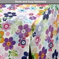 thumbnail image 4 of Floral Dog Crate Cover, Image of Colorful and Translucent Flowers with Ornamental Art in Continuous Pattern, Easy to Use Pet Kennel Cover for Dogs, 35" x 23" x 27", Multicolor, by Ambesonne, 4 of 6
