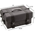 thumbnail image 2 of VER Beauty Professional Soft Sided 4-Tiers Accordion Trays Makeup Cosmetics Train Case Salon Cosmetology Portable Hair Stylist Organizer Large Box Brush Holder Shoulder Strap, 2 of 6