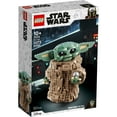 thumbnail image 3 of LEGO Star Wars: The Mandalorian The Child 75318 Baby Yoda Figure, Building Toy, Collectible Kids' Room Decoration, with Minifigure, Gift Idea, 3 of 8