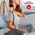 thumbnail image 4 of FitRx Heat Therapy Neck and Back Massager, Handheld Massage Gun with Multiple Speeds, Attachments, and Heat Settings, 4 of 10