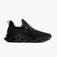 thumbnail image 3 of Breezewear Bounce Mesh Knit Sneakers - Black, 3 of 7