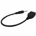 thumbnail image 2 of Smartera Adaptador Convertidor De Audio Usb Hembra A Conector Macho De 3,5 Mm (Negro), 2 of 2