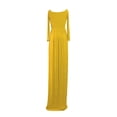 thumbnail image 4 of Txlixc Vestido de mujer embarazada de cuello V de color sólido Txlixc moda, 4 of 5