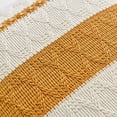 thumbnail image 2 of Fancy Homi 2 Pcs Mustard Yellow Farmhouse Decorative Throw Pillow Covers 20x20 inch for Couch Bed Chair Indoors, Vintage Country Rustic Retro Room Decor, Soft Thick Cotton Handmade Woven Cushion Case, 2 of 7