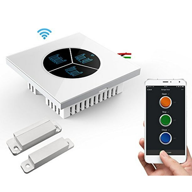 Wireless Garage Door Opener Remote WiFi Switch Universal Controlled by