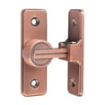 thumbnail image 1 of Pestillo para puerta de granero, cerradura de seguridad para el hogar, herrajes de aleación de zinc, pestillo para puerta corrediza Oro rosa de 90 grados., 1 of 8