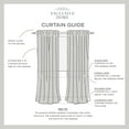 thumbnail image 5 of Exclusive Home Curtains Loha Linen Grommet Top Curtain Panel Pair, 54x120, Winter White, 5 of 8