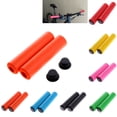 thumbnail image 4 of Eigraketly 1 par de empuñaduras de manillar de bicicleta, cubierta ajustable para bicicleta de montaña, accesorios de agarre extraíbles cómodos Ciclismo Negro Eigraketly  HW4847-01, 4 of 6
