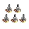 thumbnail image 1 of WH148 1M Ohm Resistencias Variables de Bobina Simple Potenciómetro de Película, 5pcs, 1 of 4