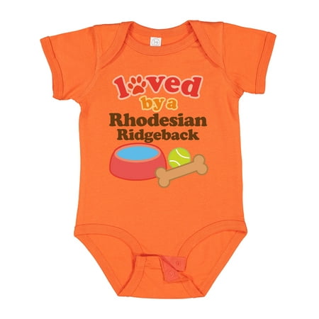 

Inktastic Rhodesian Ridgeback Loved by a (Dog Breed) Boys or Girls Baby Bodysuit