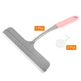 thumbnail image 3 of Uxcell Shower Squeegee Glass Wiper with 2 Hooks Pink, 3 of 6