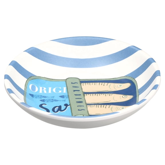 Vibrant Life Small Melamine Sardines Cat Bowl, 0.9 Cup, Multicolor