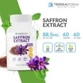 thumbnail image 2 of Saffron Extract Pills – Natural Appetite Suppressant Supplement, Healthy Weight Management – 88.5mg – Made in USA – 1 Month, 2 of 8