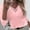 Pink lace tops for women, variant on USSUMA Blusas Para Mujer Casuales y Elegantes Love Heart Print Womens Blouses Tops Dressy Long Sleeve V-Neck Lace Trim Shirts