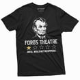 thumbnail image 3 of Men's Funny Abraham Lincoln Ford's Theatre negative review T-shirt 4th of July tee (XX-Large Grey), 3 of 7