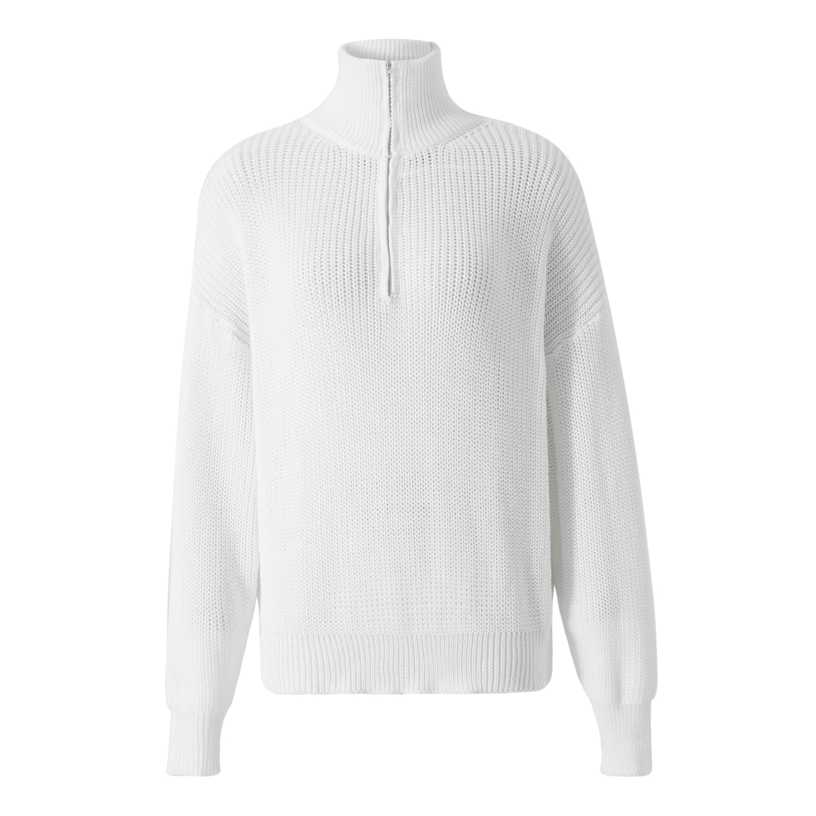 NA-KD Half-Zip Up Sweater