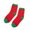 A-Red410, variant on WMNTST Womens Fuzzy Socks Christmas Striped Above Ankle Warm Winter Sock Stylish Thermal Casual Socks