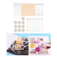 thumbnail image 4 of simhoa Kit de Démarrage d'Outils en Résine pour Doigts, Gobelets de Mélange, Accessoires de Brassage, 40 Pcs, 4 of 8
